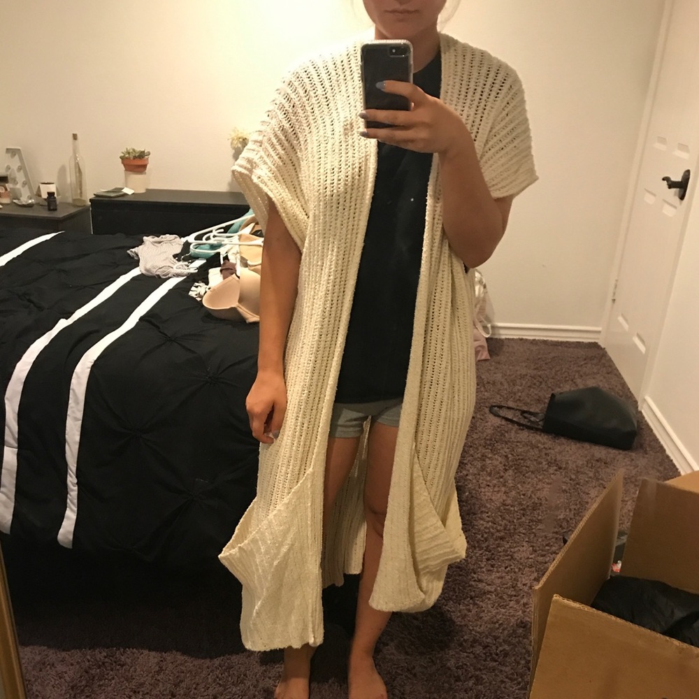 Free People Short Sleeve Cardigan